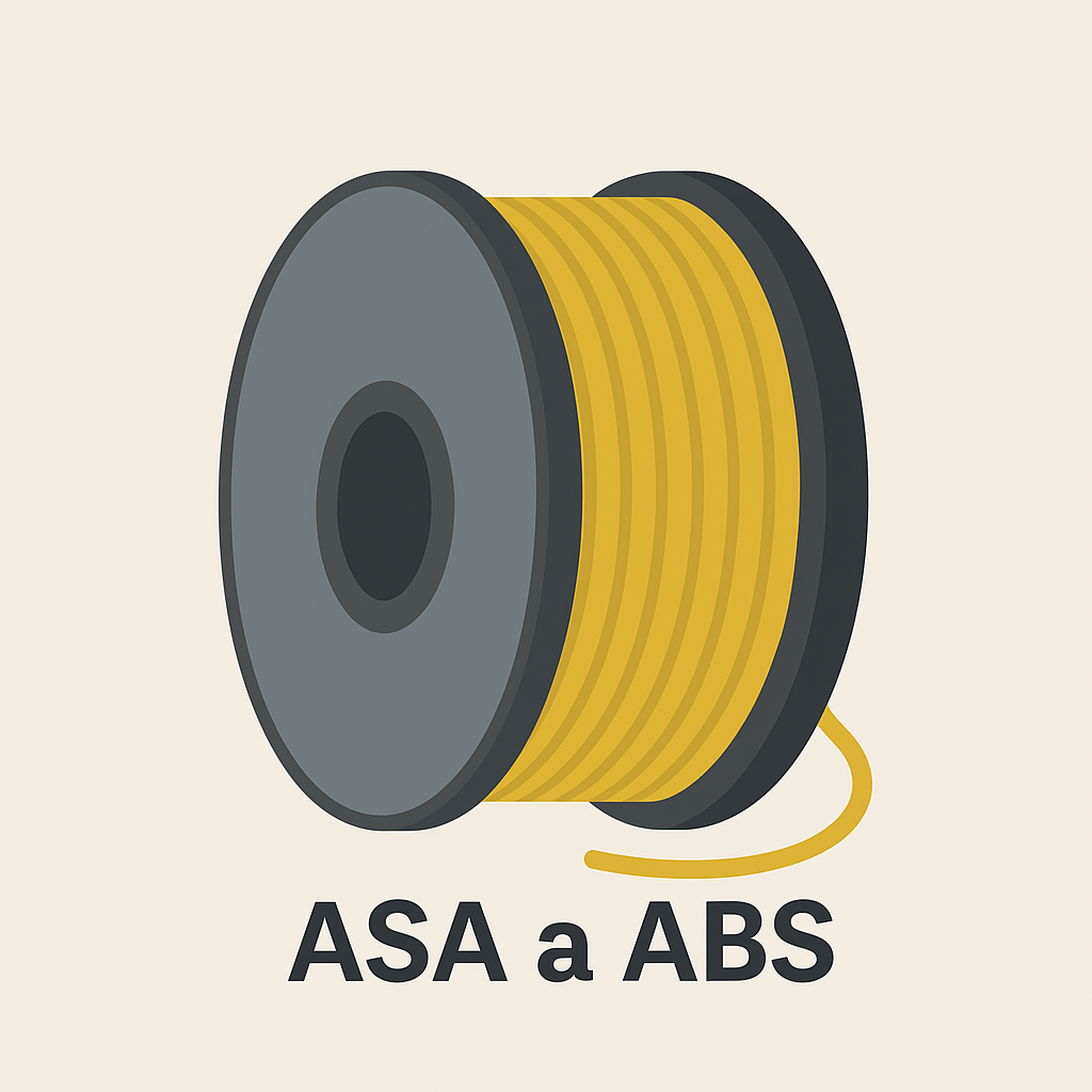 ASA a ABS filamenty