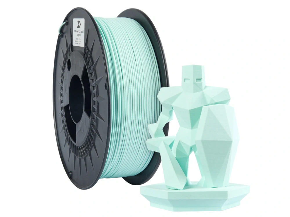 Filament 3DPower PLA Pastel 1.75 mm Turquoise 1 kg