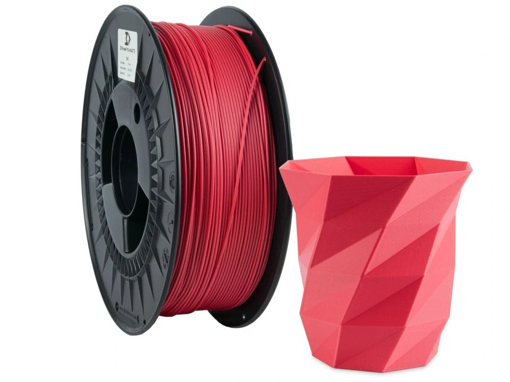 Filament 3DPower PLA MATTE 1.75 mm Red 1 kg