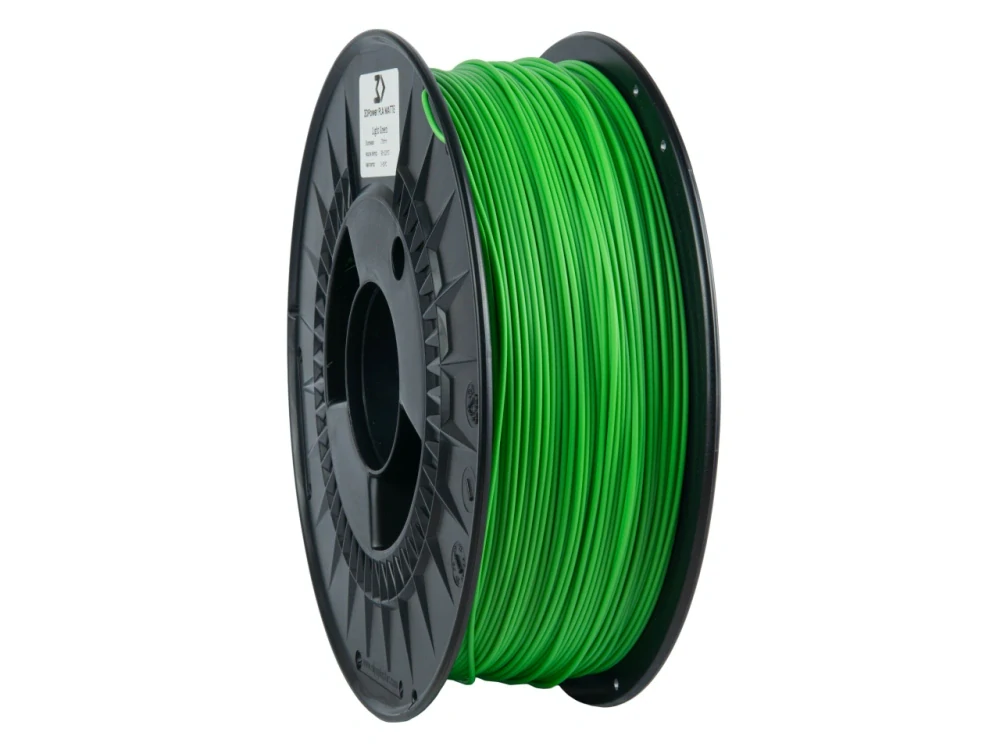 Filament 3DPower PLA MATTE 1.75 mm LIGHT GREEN 1 kg