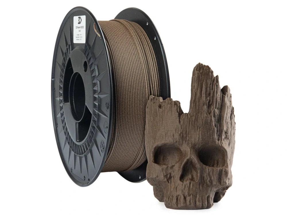 Filament 3DPower WOOD 1.75 mm Dark 1 kg