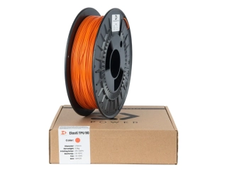 Filament 3DPower Elasti TPU 90 1.75 mm Orange 0.5 kg